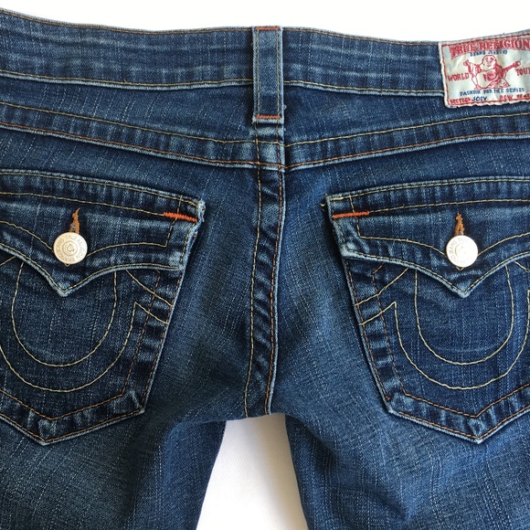 True Religion Joey Jeans Twisted Seams Flap Pocket - Picture 3 of 8